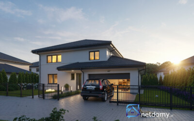 Nowoczesny dom wolnostojący 213 m² z ogrodem 853 m² – Jakubowice Konińskie k. Lublina - Netdomy