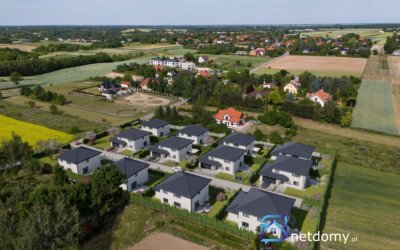 Nowoczesny dom wolnostojący 213 m² z ogrodem 853 m² – Jakubowice Konińskie k. Lublina - Netdomy
