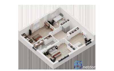 Nowoczesny dom wolnostojący 213 m² z ogrodem 853 m² – Jakubowice Konińskie k. Lublina - Netdomy