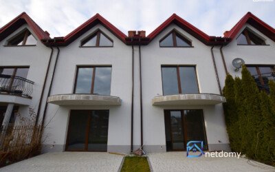 Nowoczesny szeregowiec w stanie surowym zamkniętym w Lublinie – Kośminek, 148 m² - Netdomy