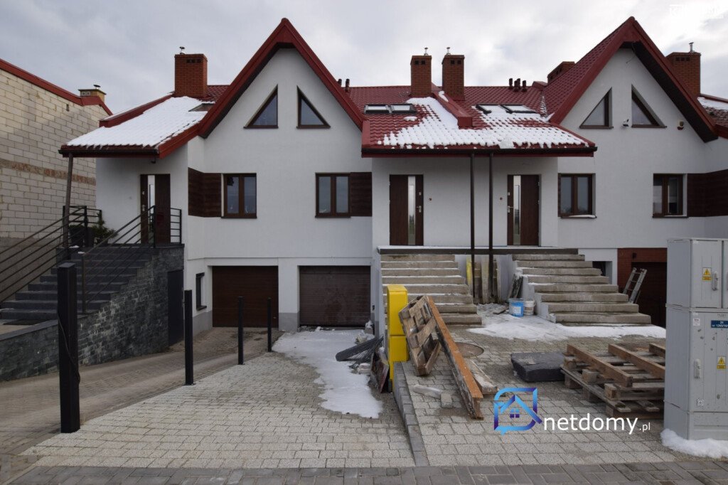 Nowoczesny szeregowiec w stanie surowym zamkniętym w Lublinie – Kośminek, 148 m² - Netdomy
