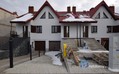 Nowoczesny szeregowiec w stanie surowym zamkniętym w Lublinie – Kośminek, 148 m² - Netdomy