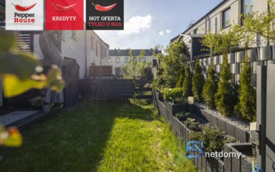 Segment skrajny z ogrodem w Gdańsku Jasień – 4 pokoje, 73,28 m² - Netdomy