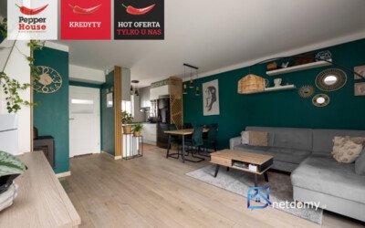 Segment skrajny z ogrodem w Gdańsku Jasień – 4 pokoje, 73,28 m² - Netdomy