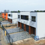 Nowoczesny dom bliźniak z garażem – Łochowice k. Bydgoszczy 138 m² - Netdomy