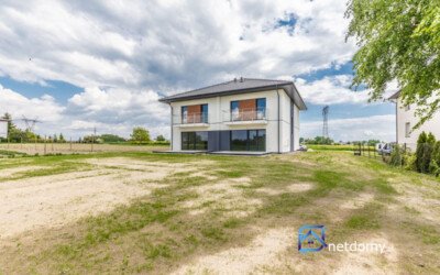 Energooszczędny bliźniak 179 m² z pompą ciepła, garażem i dużą działką – Świdniczek k. Lublina - Netdomy