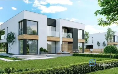 Nowoczesny bliźniak 123 m² z tarasem i klimatyzacją – Świdnik - Netdomy