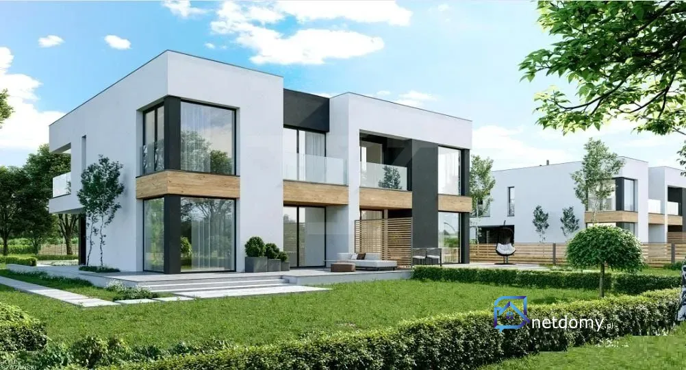 Nowoczesny bliźniak 123 m² z tarasem i klimatyzacją – Świdnik - Netdomy