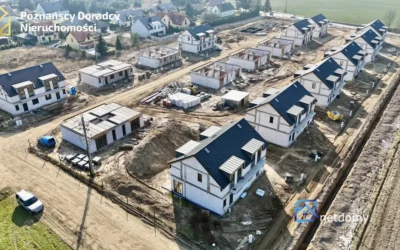 Nowoczesny bliźniak 106,49 m² na Osiedlu Zielone Wzgórze w Rokietnicy - Netdomy