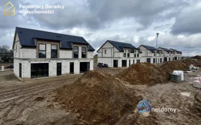 Nowoczesny bliźniak 106,49 m² na Osiedlu Zielone Wzgórze w Rokietnicy - Netdomy
