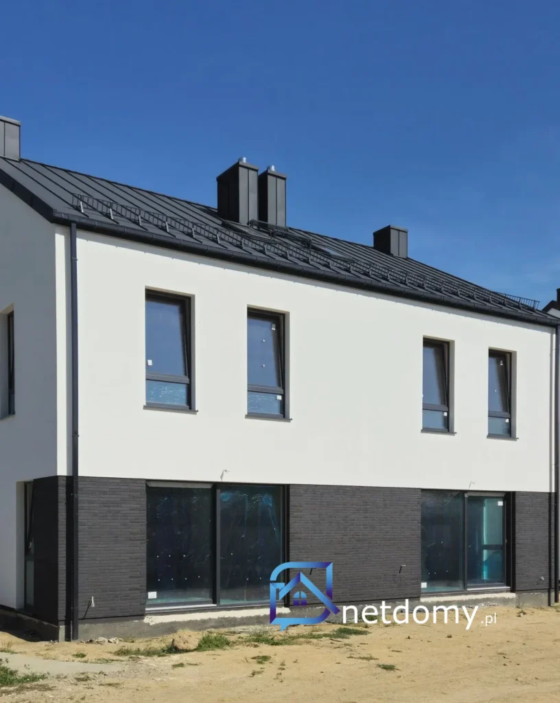 Nowy dom w zabudowie bliźniaczej Gdańsk Kokoszki 133,75 m² – Błoga Bysewska - Netdomy