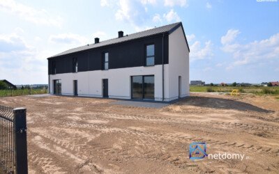 Nowoczesny bliźniak w Wilczopolu 109 m² z garażem i ogrodem – Lublin - Netdomy