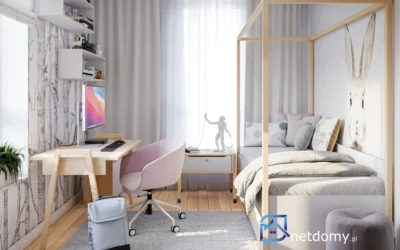 Nowy dom w zabudowie bliźniaczej Gdańsk Kokoszki 133,75 m² – Błoga Bysewska - Netdomy