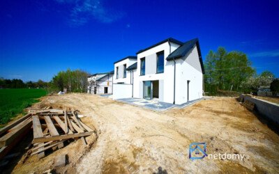 Nowoczesny bliźniak 110 m² z garażem, Jakubowice Konińskie – 10 min od Lublina - Netdomy