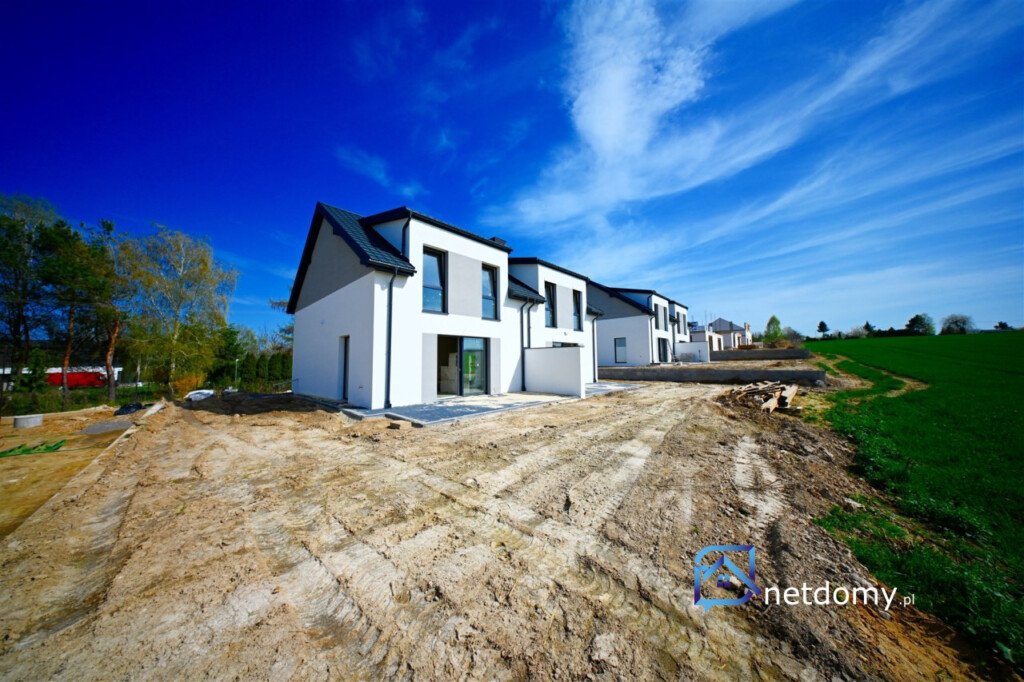 Nowoczesny bliźniak 110 m² z garażem, Jakubowice Konińskie – 10 min od Lublina - Netdomy