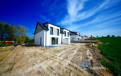 Nowoczesny bliźniak 110 m² z garażem, Jakubowice Konińskie – 10 min od Lublina - Netdomy