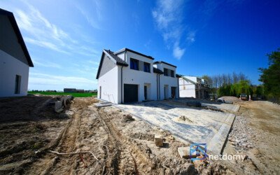 Nowoczesny bliźniak 110 m² z garażem, Jakubowice Konińskie – 10 min od Lublina - Netdomy