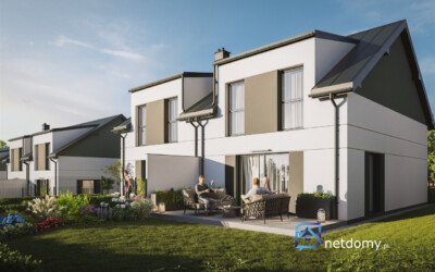 Nowoczesny bliźniak 110 m² z garażem, Jakubowice Konińskie – 10 min od Lublina - Netdomy