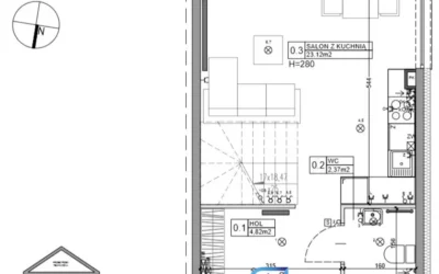 Zielone Ogrody – energooszczędny bliźniak 65 m² z ogrodem w Łodzi‑Chojnach - Netdomy