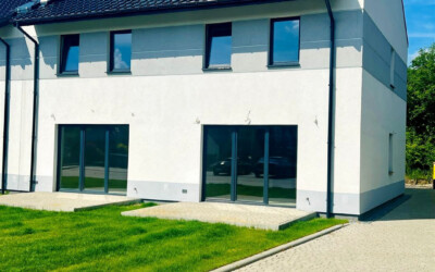 Dom szeregowy 89 m² Bezrzecze Szczecin – nowy, do wykończenia - Netdomy