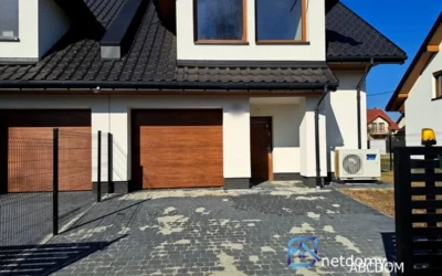 Nowoczesny bliźniak z garażem i ogrodem – Węgrzce, gm. Zielonki - Netdomy