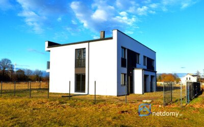 Nowoczesny bliźniak 130 m² z garażem i ogrodem – Wrocław Kłokoczyce - Netdomy