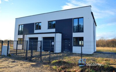 Nowoczesny bliźniak 130 m² z garażem i ogrodem – Wrocław Kłokoczyce - Netdomy