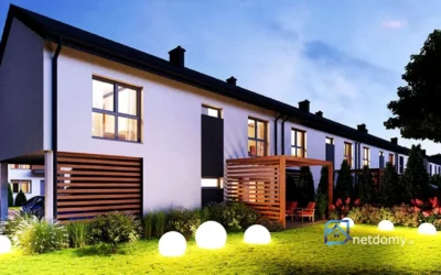 Dom szeregowy Podlesie Katowice 98,6 m² | Słonecznikowa - Netdomy
