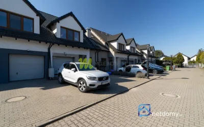 Szeregowy dom z ogródkiem na zamkniętym osiedlu w Poznaniu-Grunwald – 135,90 m² - Netdomy