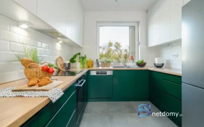 Szeregowy dom z ogródkiem na zamkniętym osiedlu w Poznaniu-Grunwald – 135,90 m² - Netdomy