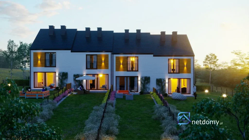 Nowy segment 88 m² z ogrodem – Magnoliowa Polana, Wieliczka - Netdomy