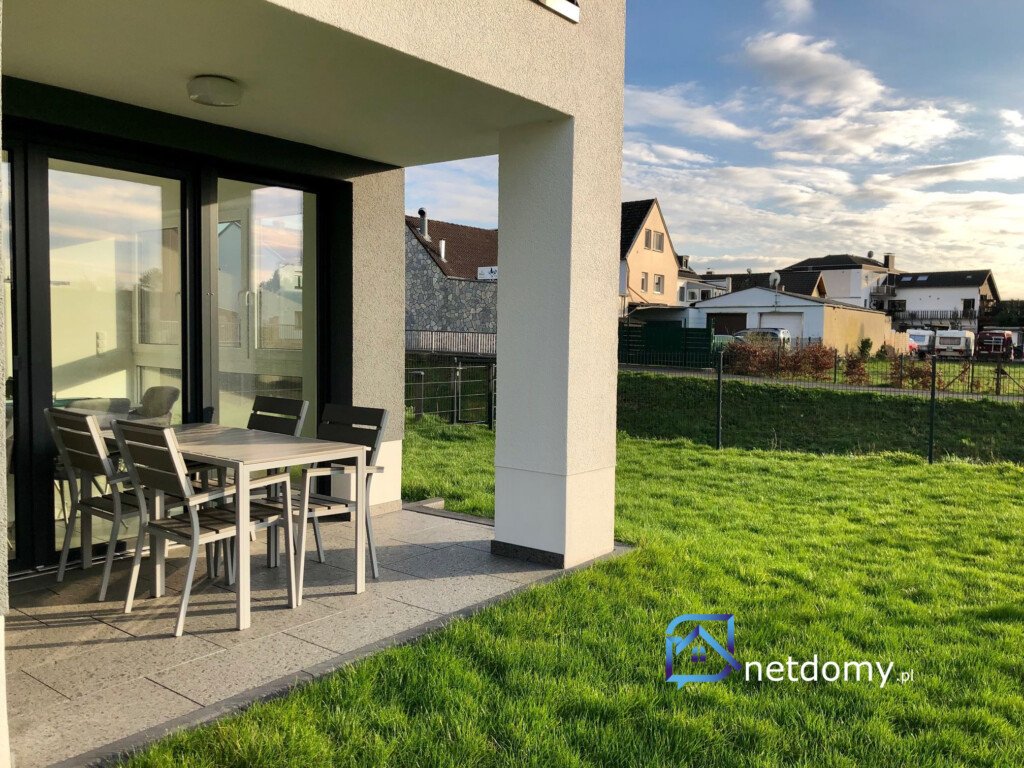 (5) Nowoczesny segment skrajny z dużym ogrodem – Marysin, Bałuty, Łódź | 75 m² | działka 400 m² | 2 miejsca postojowe | bezpośrednio - Netdomy