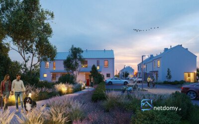 Zielone Ogrody – energooszczędny bliźniak 65 m² z ogrodem w Łodzi‑Chojnach - Netdomy