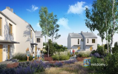 Zielone Ogrody – energooszczędny bliźniak 65 m² z ogrodem w Łodzi‑Chojnach - Netdomy
