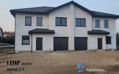 Nowoczesny bliźniak 188 m² z garażem – ul. Pszeniczna, Dojlidy, Białystok - Netdomy