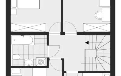 Nowy dom 121 m² z tarasem i ogródkiem – Horodniany k. Białegostoku - Netdomy