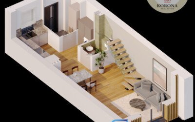 Segment skrajny 63 m² z ogródkiem – Białystok Białostoczek - Netdomy