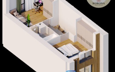 Segment skrajny 63 m² z ogródkiem – Białystok Białostoczek - Netdomy