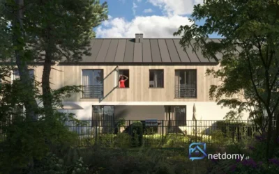 Szeregowiec 74 m² z ogródkiem – Klepacze Hygge Forest, ul. Wodociągowa - Netdomy