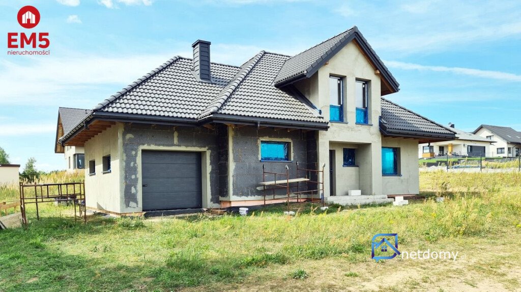 Dom 144 m² w stanie surowym – Sochonie k. Białegostoku - Netdomy