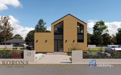 Dom modułowy CLT 94 m² na działce 900 m² – Białystok Dojlidy Górne - Netdomy