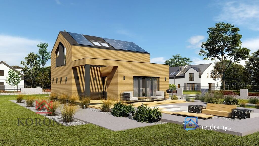 Dom modułowy CLT 94 m² na działce 900 m² – Białystok Dojlidy Górne - Netdomy