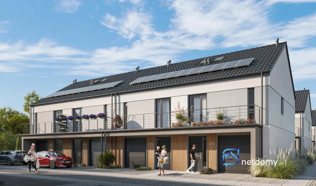 Nowoczesny dom szeregowy 118,91 m² na sprzedaż w Katowicach – Zarzecze - Netdomy