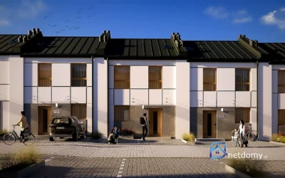 Segment 65 m² z ogródkiem – Łyski, Osiedle Nowa Kwiatowa - Netdomy