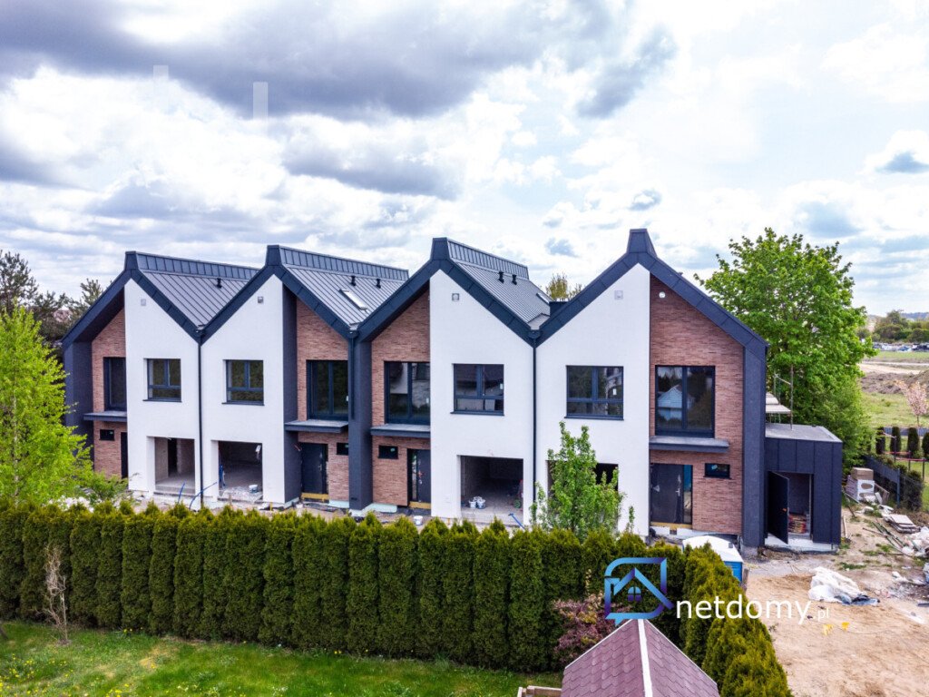 Nowoczesny skrajny segment z dużym ogrodem – Gdynia Chwarzno 186 m² - Netdomy