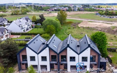 Nowoczesny skrajny segment z dużym ogrodem – Gdynia Chwarzno 186 m² - Netdomy