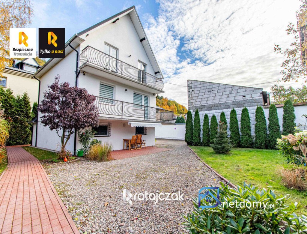Dom z ogrodem i garażem – Gdynia Demptowska 215 m², 4 kondygnacje - Netdomy