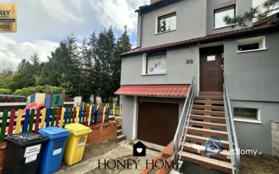 Przestrzenny szeregowiec z ogrodem – 220 m² Gdynia Dąbrowa Poziomkowa - Netdomy