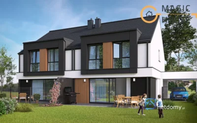 Nowoczesny bliźniak w Gdyni-Wiczlino – 116 m² z ekspozycją południowo-zachodnią - Netdomy