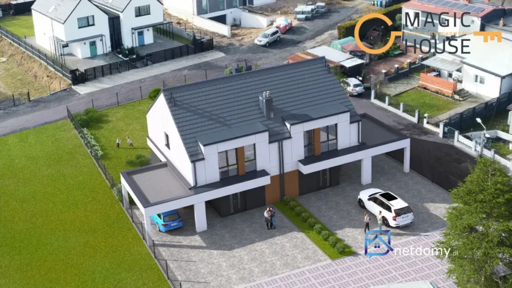 Nowoczesny bliźniak w Gdyni-Wiczlino – 116 m² z ekspozycją południowo-zachodnią - Netdomy